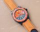 Swiss Rolex DiW Submariner Parakeet Orange Watch DLC Case 3135 Movement (6)_th.jpg